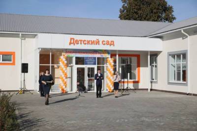 Два детских сада открыли в годовщину Ивнянского района