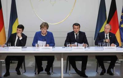 Реальное урегулирование ситуации в Донбассе не входит в политическую повестку Франции, Германии и Украины
