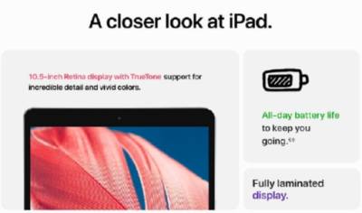 Apple на презентации может показать iPad 9-го поколения