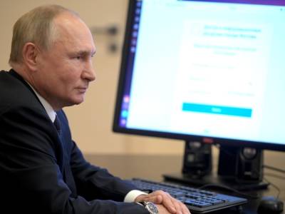 «Был использован телефон одного из помощников»: Песков пояснил, как Путин смог проголосовать онлайн
