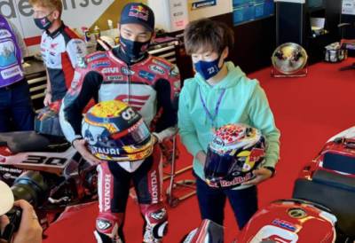 Юки Цунода впервые посетил этап MotoGP