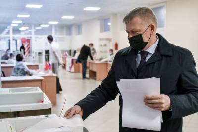 Губернатор Пермского края и мэр Перми проголосовали в первый день выборов