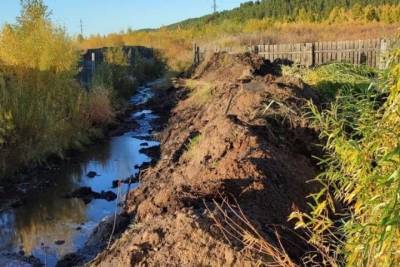 Грунтовые воды отводят в дачном поселке в Чите после жалобы жителей губернатору
