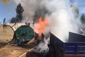 На украинском предприятии взорвалась 200-литровая бочка, есть пострадавшие. ФОТО