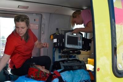 89 вылетов совершил в Курской области вертолет санавиации
