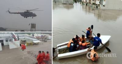 Наводнение в Индии - пострадали 1,6 млн человек - фото, видео