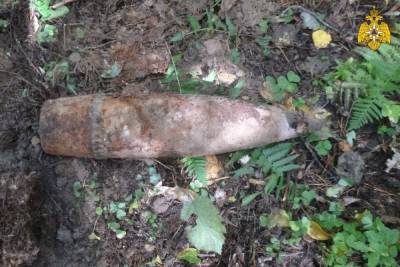 В Тверской области нашли большой снаряд