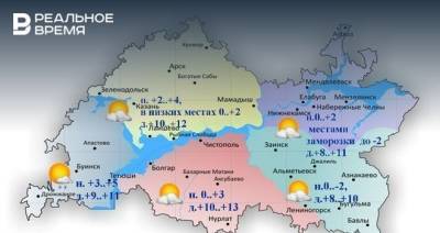 Сегодня в Татарстане ожидается до +13 градусов и небольшой дождь