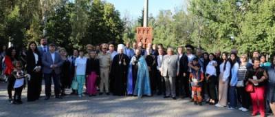 В Мариуполе открыли памятный знак жертвам геноцида из числа армян и украинцев