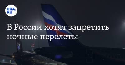 В России хотят запретить ночные перелеты