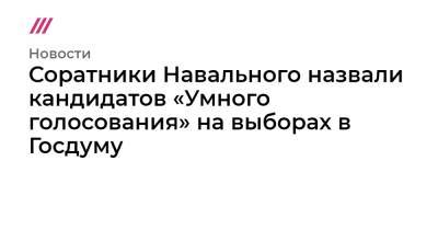 Николай Ляскин - Соратники Навального назвали кандидатов «Умного голосования» на выборах в Госдуму - tvrain.ru