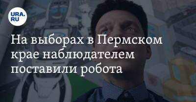 На выборах в Пермском крае наблюдателем поставили робота. Фото