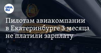 Пилотам авиакомпании в Екатеринбурге 3 месяца не платили зарплату