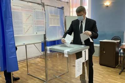 Мэр Пензы проголосовал на выборах депутатов Госдумы и губернатора области