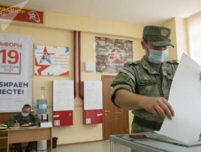 В Минобороны сообщили о ходе голосования среди военнослужащих