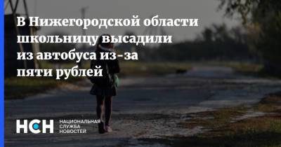 В Нижегородской области школьницу высадили из автобуса из-за пяти рублей