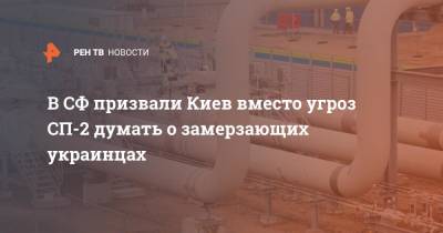 В СФ призвали Киев вместо угроз "СП-2" думать о замерзающих украинцах