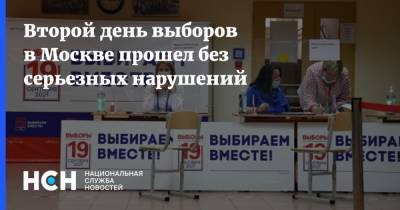 Второй день выборов в Москве прошел без серьезных нарушений - nsn.fm - Москва