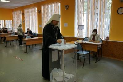 Рязанский митрополит Марк проголосовал на выборах депутатов Госдумы