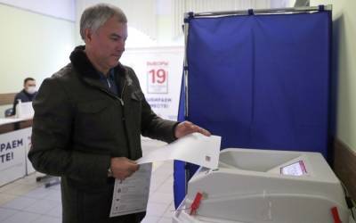 Володин побеждает на выборах в Госдуму по своему одномандатному округу