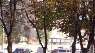В центре Днепра взорвался автомобиль