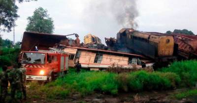 Два грузовых состава столкнулись в Гвинее, погиб один человек