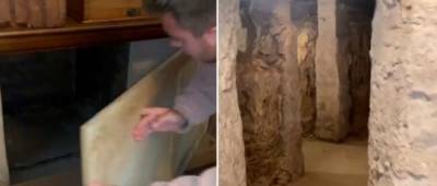 Британец обнаружил у себя под домом таинственные катакомбы