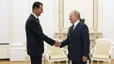 В Кремле не подтвердили связь ухода Путина на самоизоляцию со встречей с Асадом