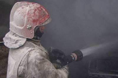 Спасатели справились с пожаром в автосервисе на Шафировском проспекте
