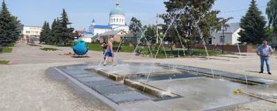 В Кромах Орловской области появился новый фонтан