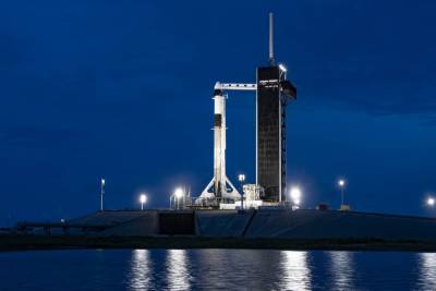 Трансляция запуска первой гражданской миссии SpaceX на корабле Crew Dragon