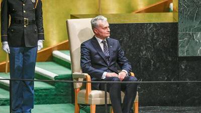 Президент Литвы примет участие в заседании Генассамблеи ООН