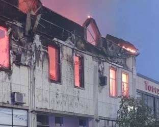 Пожар уничтожил дагестанский отель и спавших постояльцев