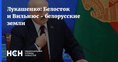 Лукашенко: Белосток и Вильнюс - белорусские земли