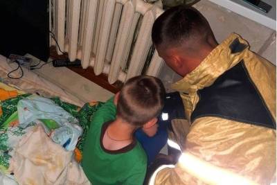 В Курской области огнеборцы спасли маленького жителя Щигров