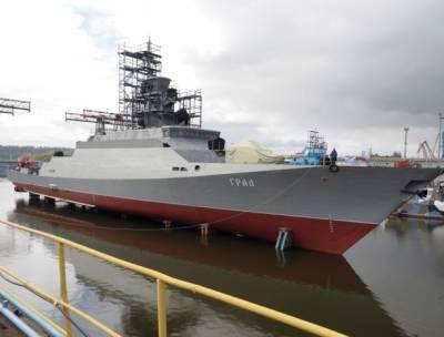 Военный флот России получил корабль с высокоточным оружием «Град»