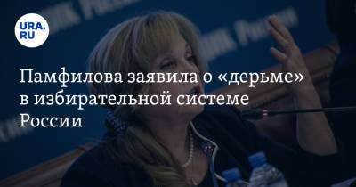 Памфилова заявила о «дерьме» в избирательной системе России
