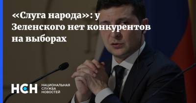«Слуга народа»: у Зеленского нет конкурентов на выборах