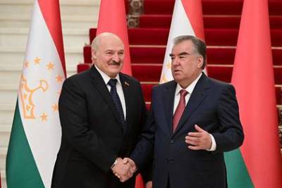 Лукашенко рассказал про дружбу с президентом Таджикистана