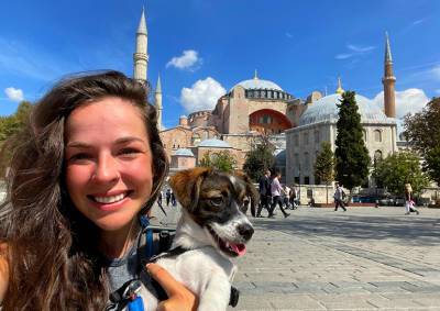 Студентка за 104 дня пешком дошла из Чехии до Стамбула