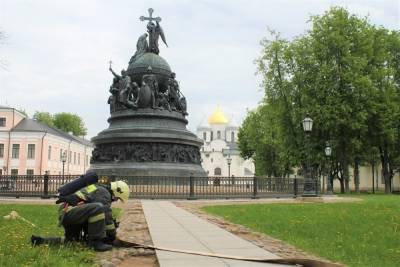 Памятник «Тысячелетие России» отмечает 159-й день рождения