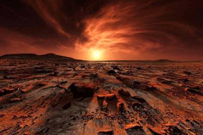 Марсианский бетон создадут из пыли, крови и мочи астронавтов