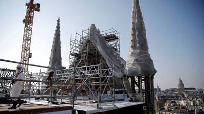 Завершено укрепление конструкции собора Нотр-Дам