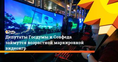Депутаты Госдумы и Совфеда займутся возрастной маркировкой видеоигр