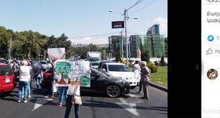 Полиция задержала пятерых противников застройки парка в Ереване