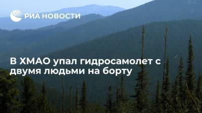 В Ханты-Мансийском автономном округе упал гидросамолет с двумя людьми на борту
