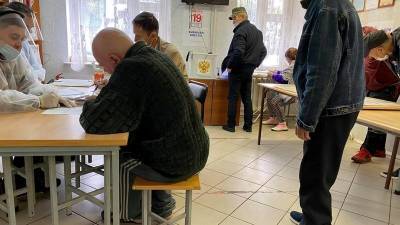 В Уфе в социальном центре прошло выездное голосование