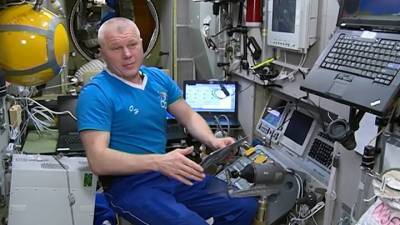Космонавт Олег Новицкий электронно проголосовал на выборах с орбиты Земли