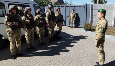 На Харьковщине пограничники провели тактические учения