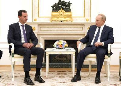 Путин на встрече с Асадом назвал главную проблему Сирии